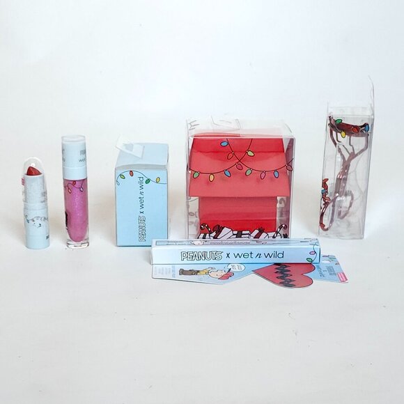 Snoopy Wet N Wild Peanuts Holiday Collection Makeup Lot of 6 Pieces BNIP - Picture 10 of 14
